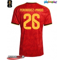 Belgia Matias Fernandez-Pardo #26 Koszulka Podstawowa MŚ 2026 Krótki Rękaw